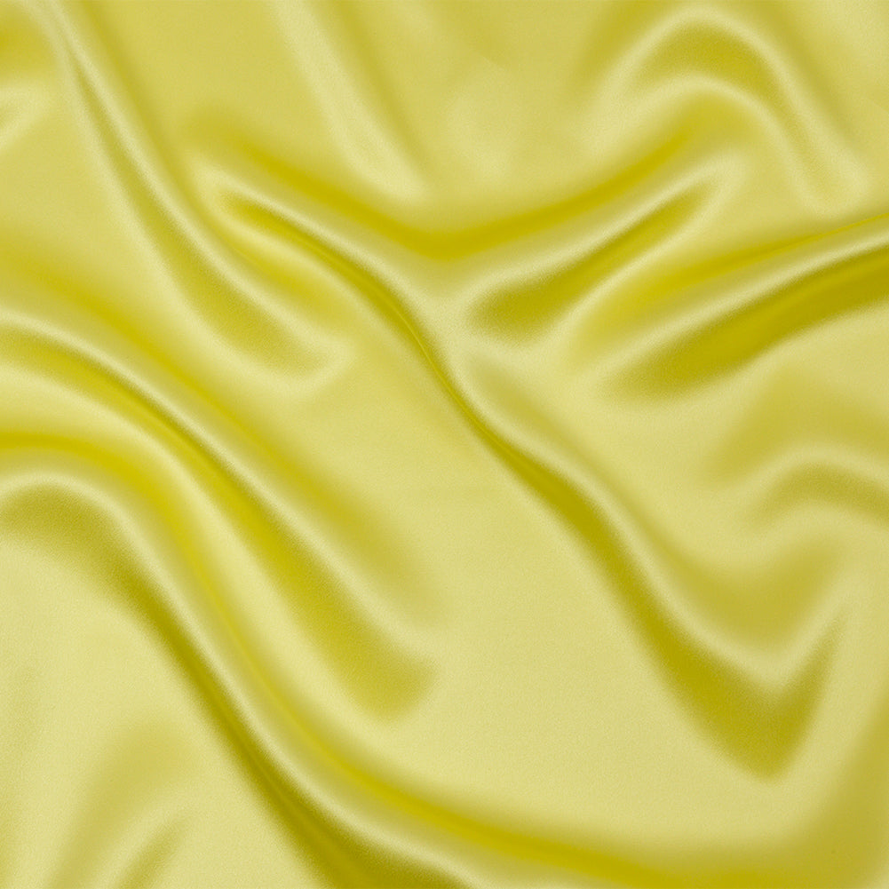 Stretch Silk Charmeuse - Sunny Lime - Premium Collection