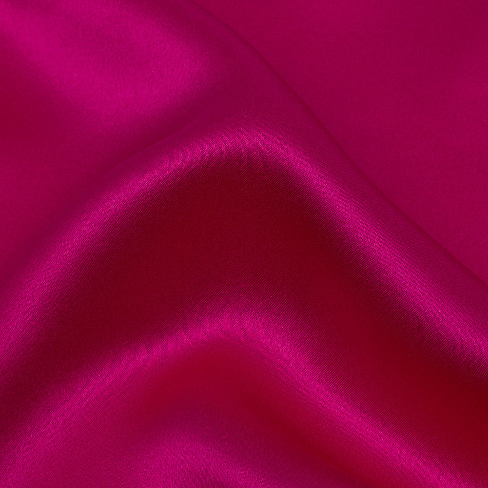 Stretch Silk Charmeuse - Magenta Haze - Premium Collection - Detail - Image 2 of 6
