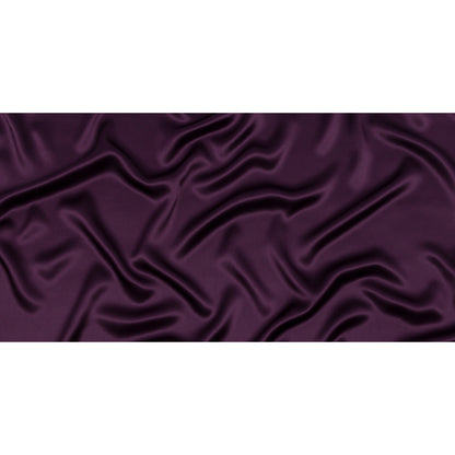 Stretch Silk Charmeuse - Blackberry - Premium Collection