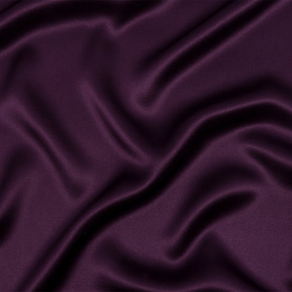 Stretch Silk Charmeuse - Blackberry - Premium Collection