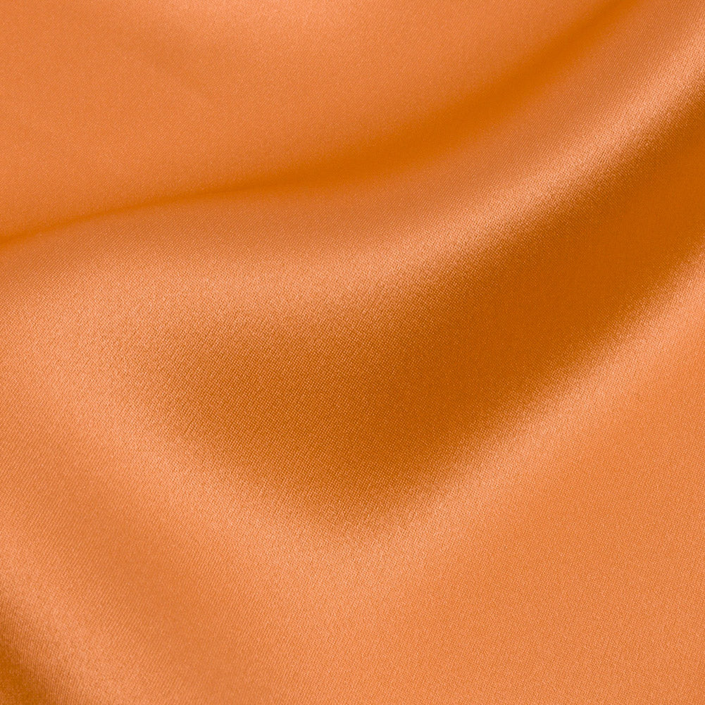 Stretch Silk Charmeuse - Peach Fuzz - Premium Collection - Detail
