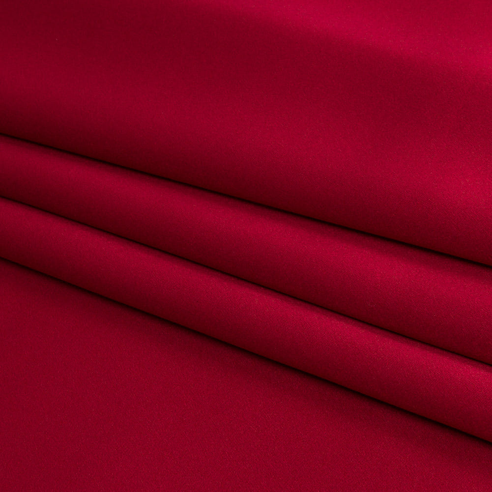 Stretch Silk Charmeuse - Chili Pepper - Premium Collection - Folded