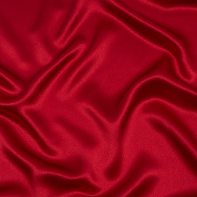 Stretch Silk Charmeuse - Tango Red - Premium Collection