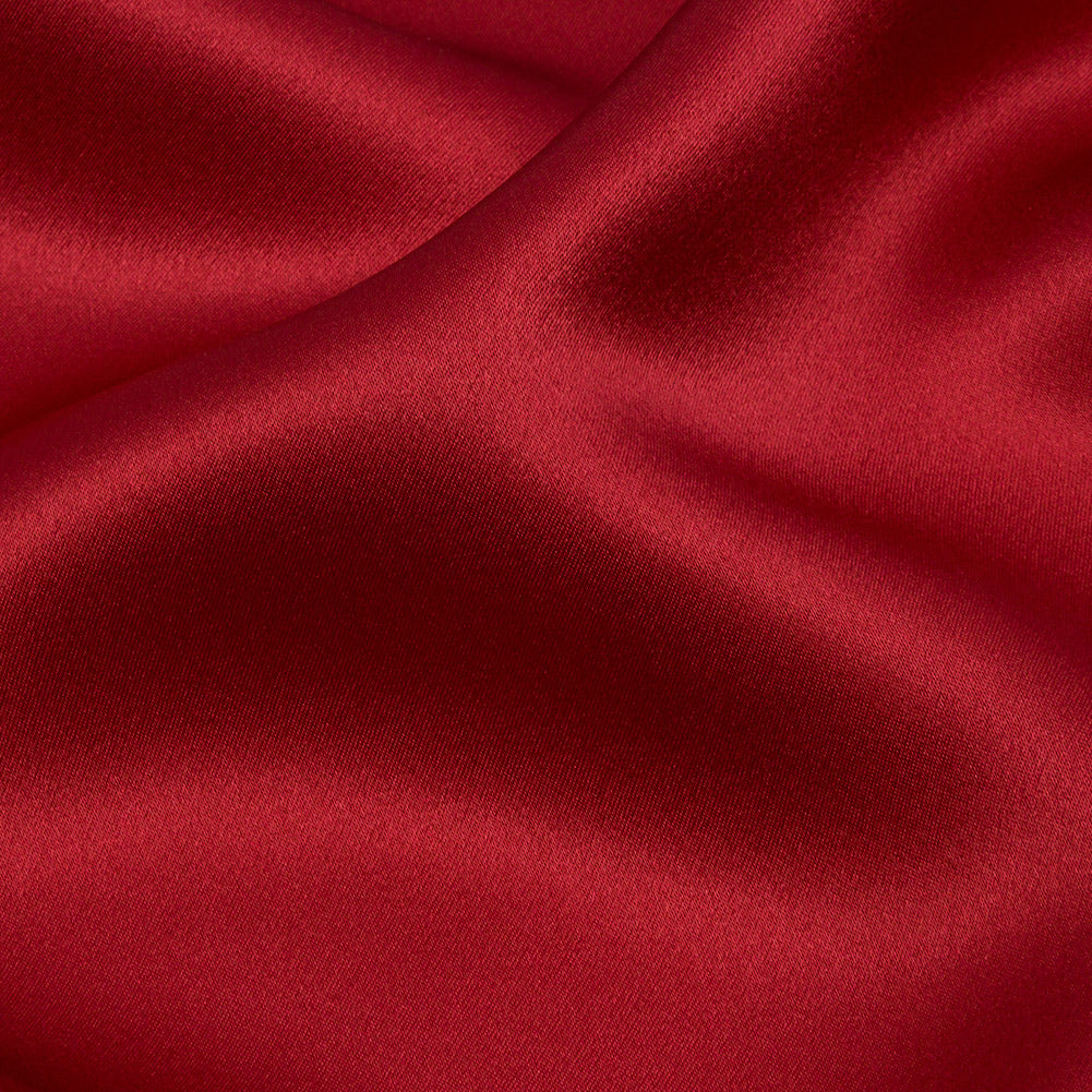 Stretch Silk Charmeuse - Brick - Premium Collection - Detail