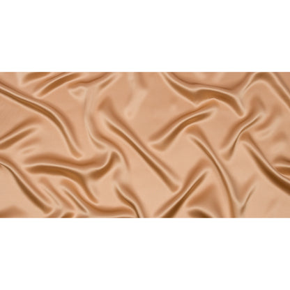 Stretch Silk Charmeuse - Toasted - Premium Collection
