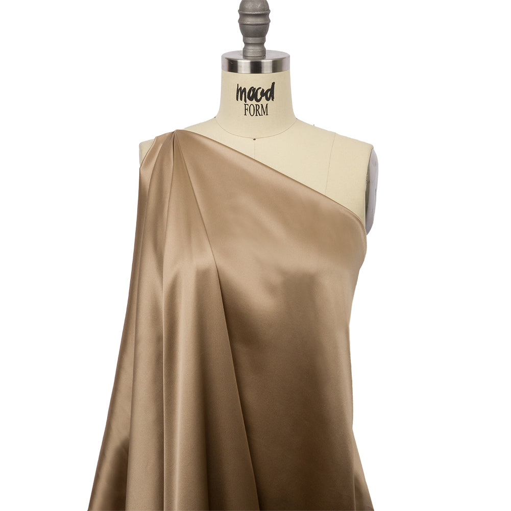 Stretch Silk Charmeuse - Cornstalk - Premium Collection - Drape