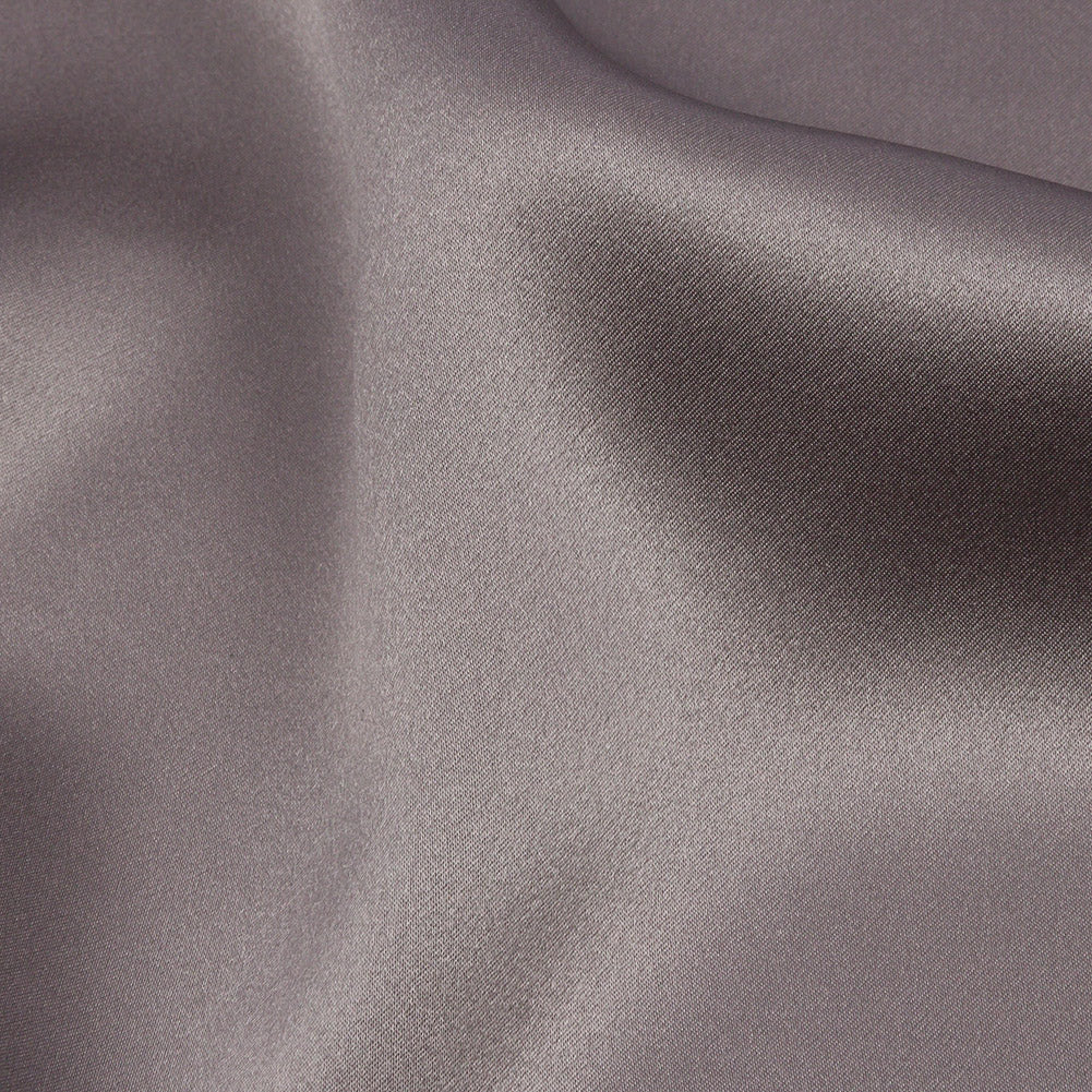 Stretch Silk Charmeuse - Silver - Premium Collection - Detail