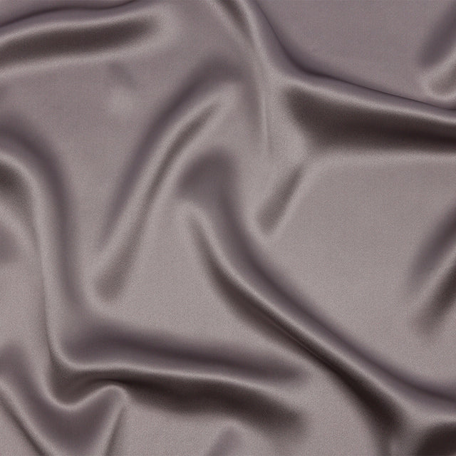 Stretch Silk Charmeuse - Silver - Premium Collection