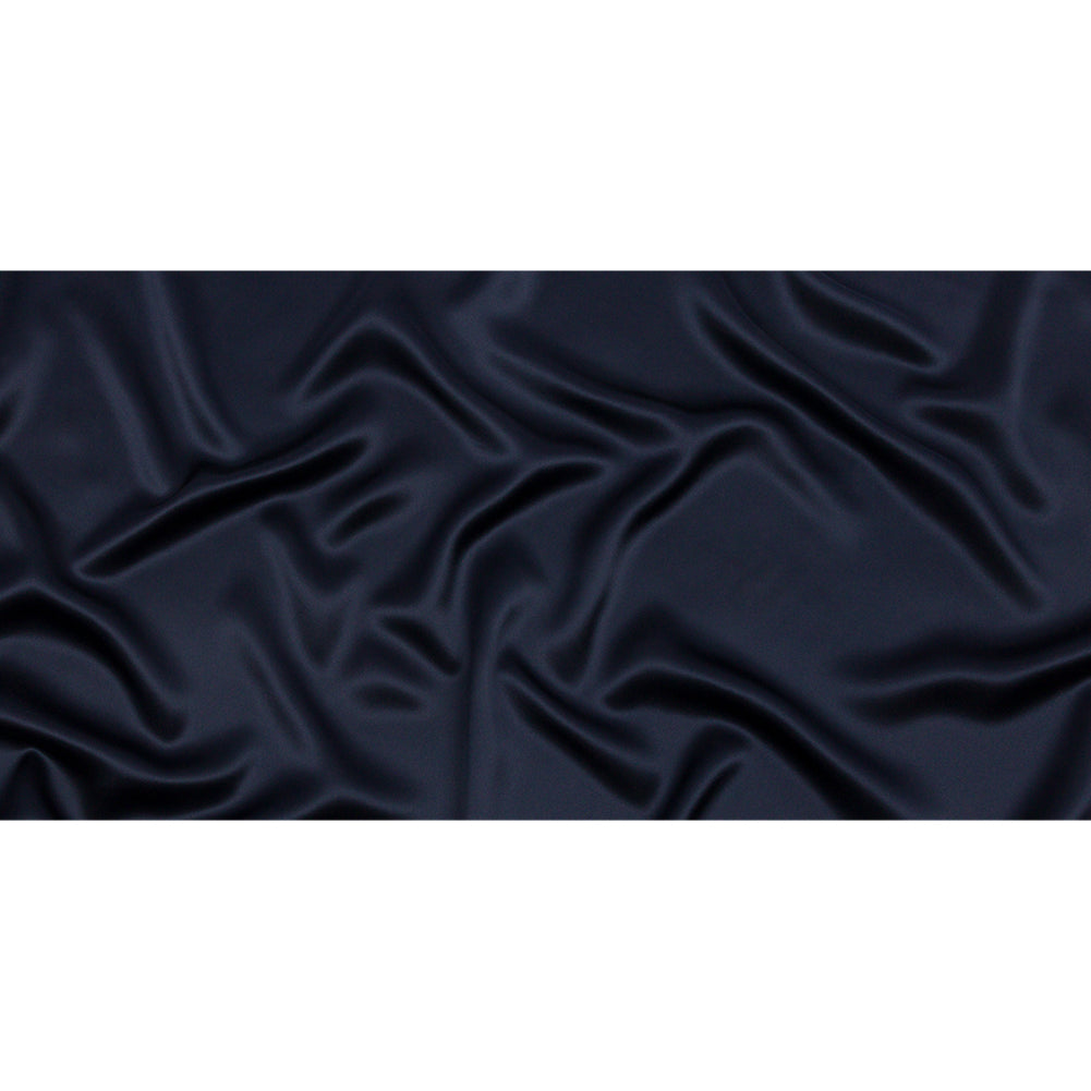 Stretch Silk Charmeuse - Navy - Premium Collection - Full