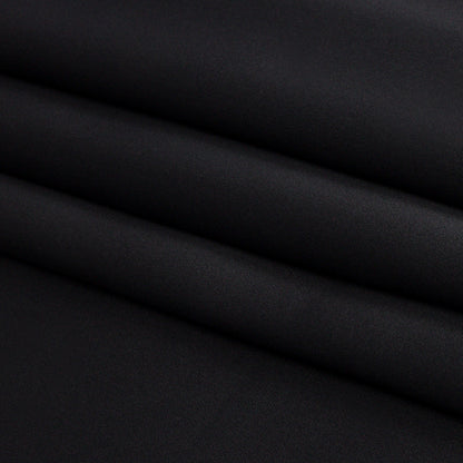 Stretch Silk Charmeuse - Black - Premium Collection