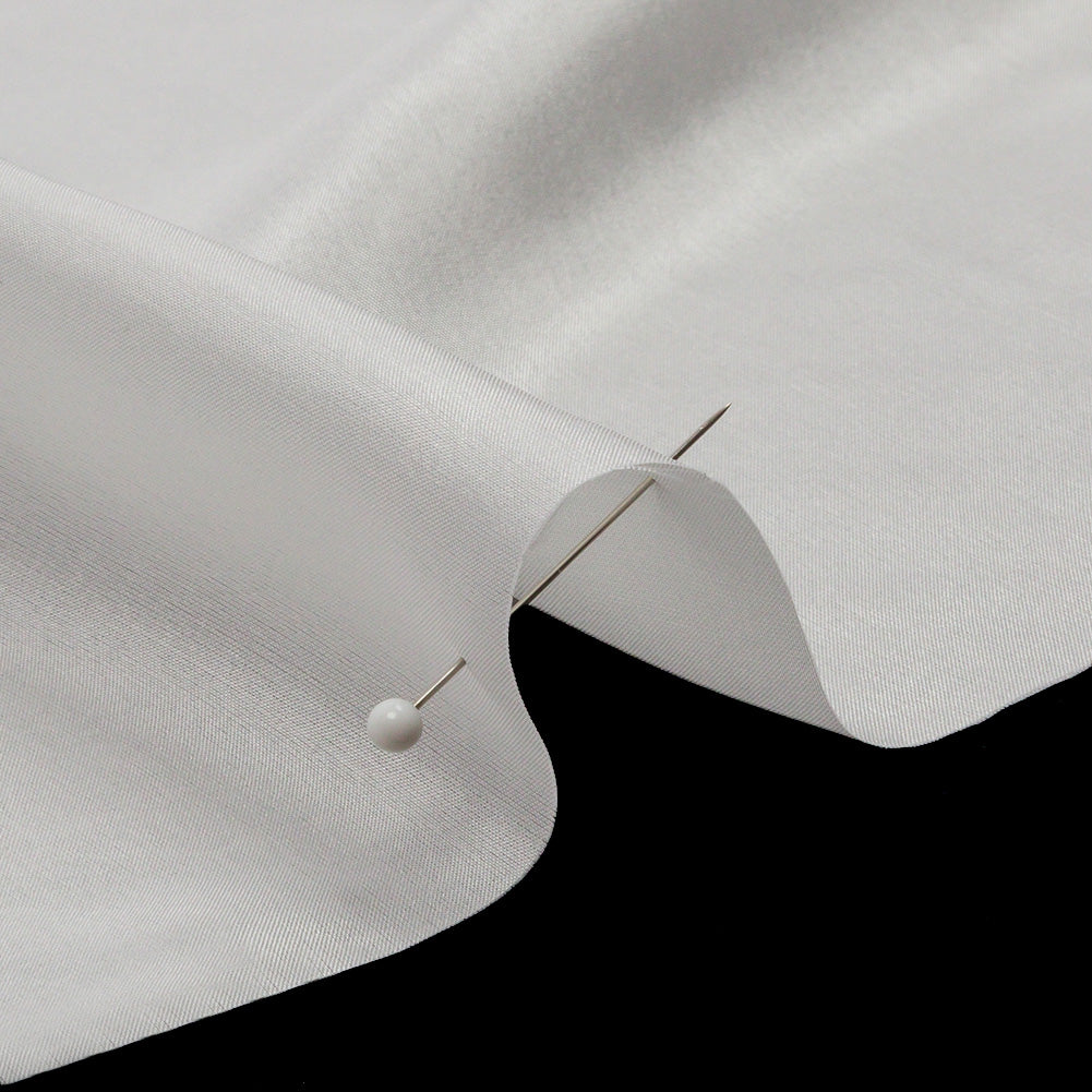 China Silk/Silk Habotai - Whisper White - Premium Collection - Detail