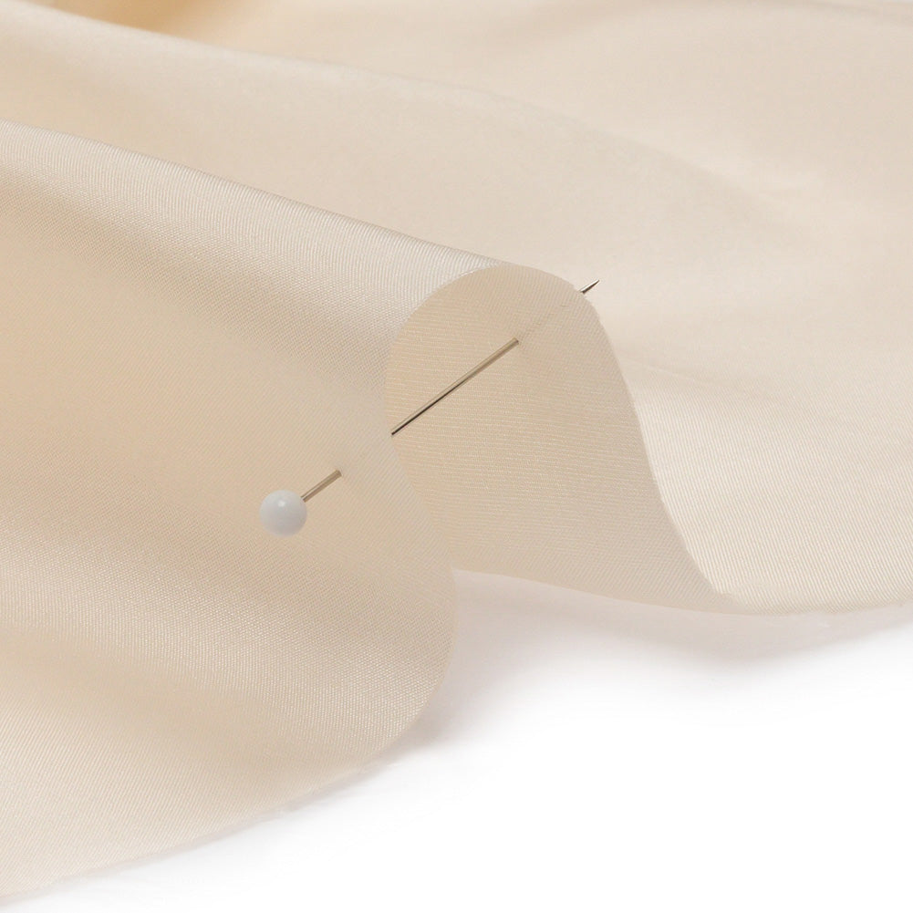China Silk/Silk Habotai - Tapioca - Premium Collection - Detail