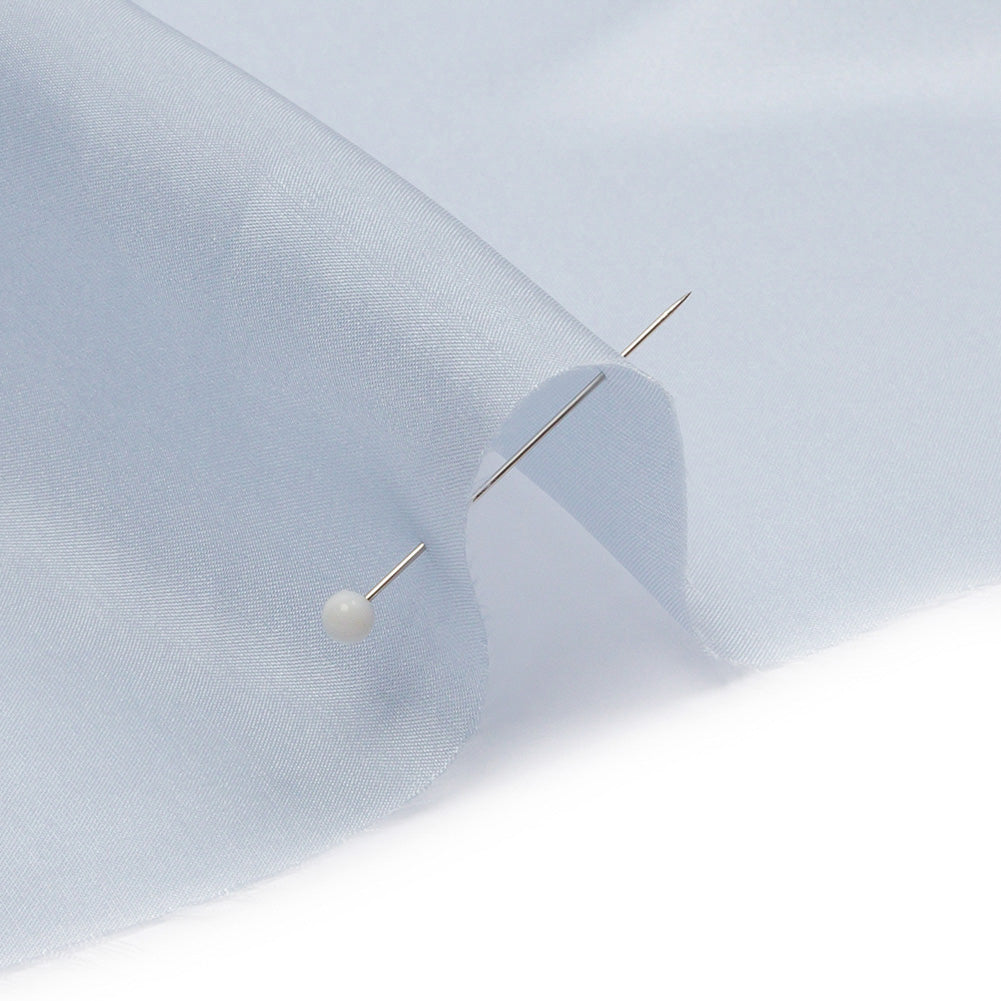 China Silk/Silk Habotai - Baby Blue - Premium Collection - Detail