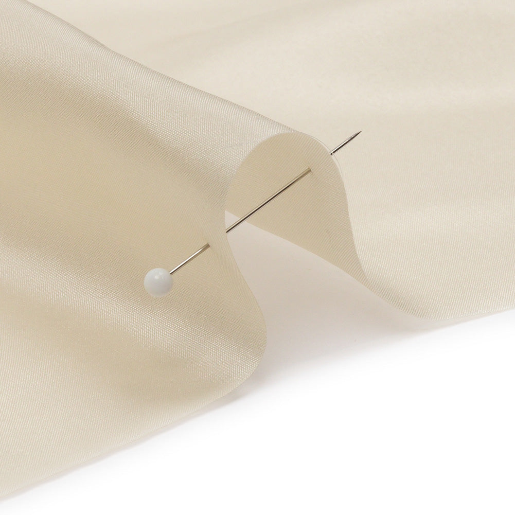 China Silk/Silk Habotai - Ivory - Premium Collection - Detail