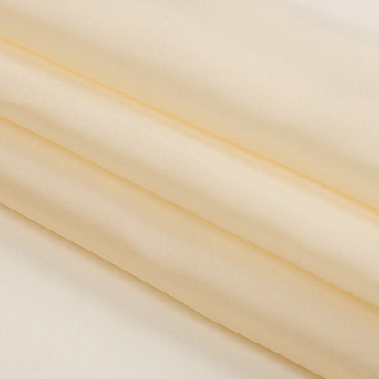 China Silk/Silk Habotai - Pale Yellow - Premium Collection