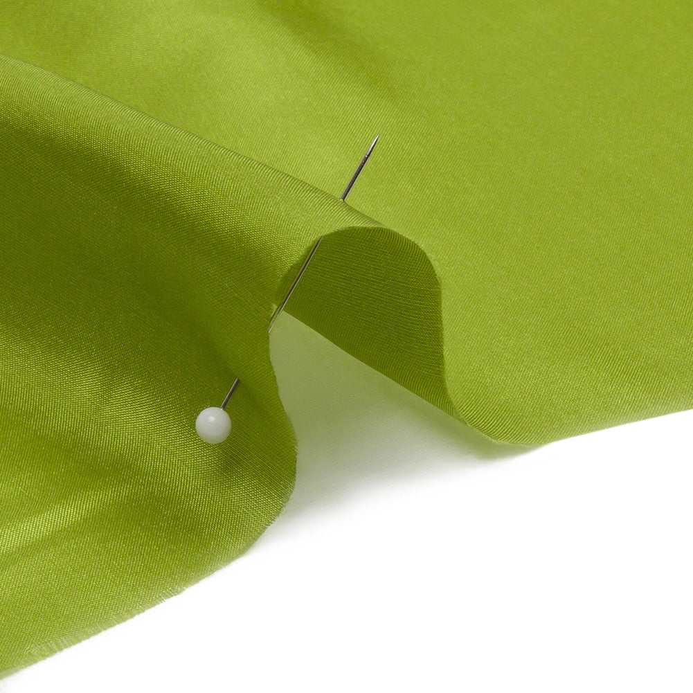 China Silk/Silk Habotai - Peridot Green - Premium Collection - Detail - Image 3 of 6