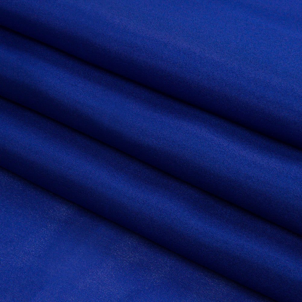 China Silk/Silk Habotai - Mazarine Blue - Premium Collection - Folded