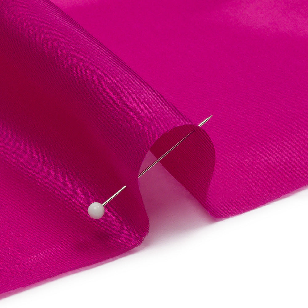 China Silk/Silk Habotai - Beetroot - Premium Collection - Detail