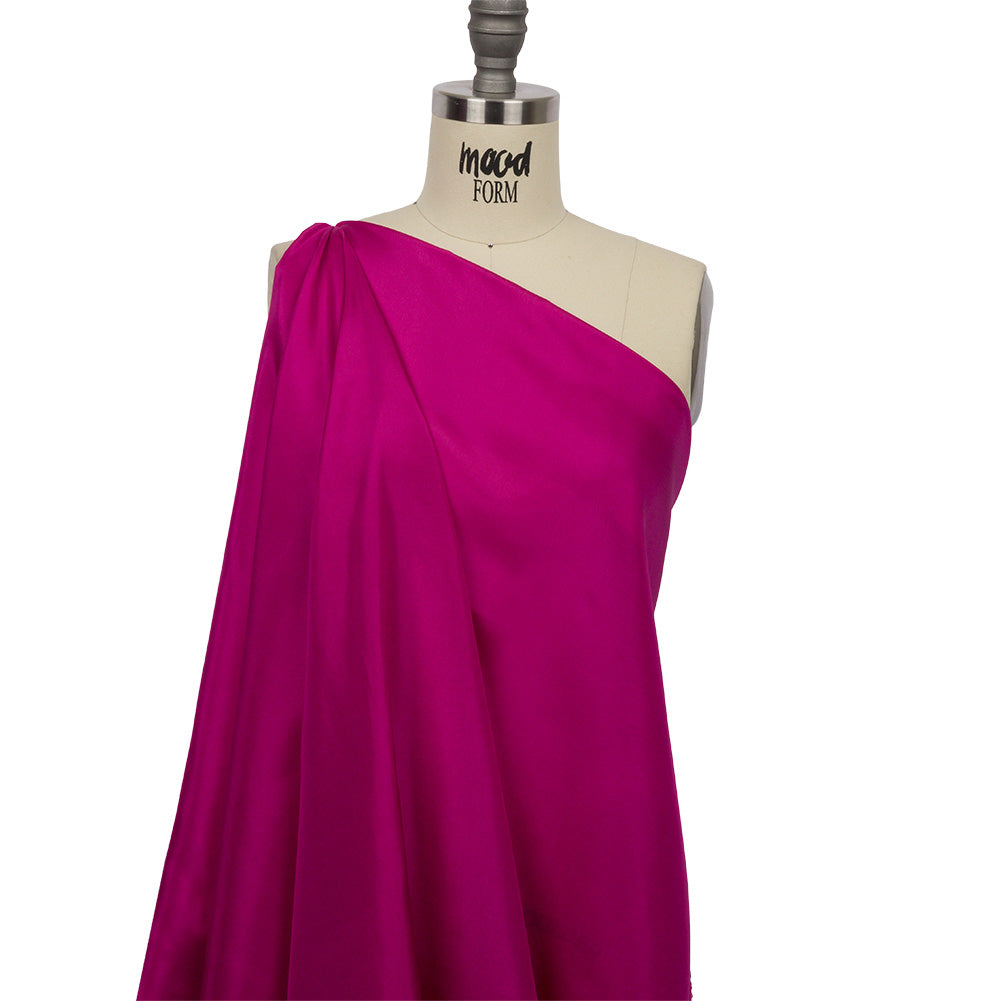 China Silk/Silk Habotai - Beetroot - Premium Collection - Drape