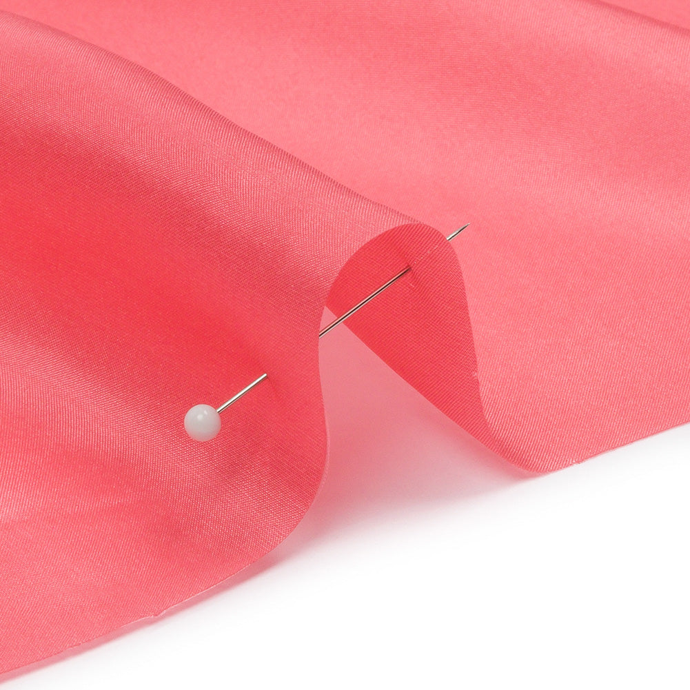 China Silk/Silk Habotai - Salmon - Premium Collection - Detail