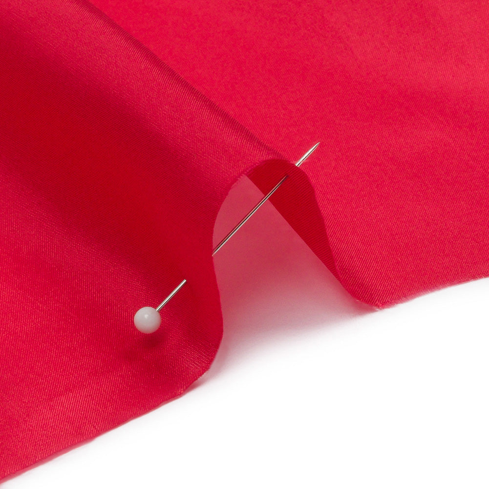 China Silk/Silk Habotai - Red - Premium Collection - Detail