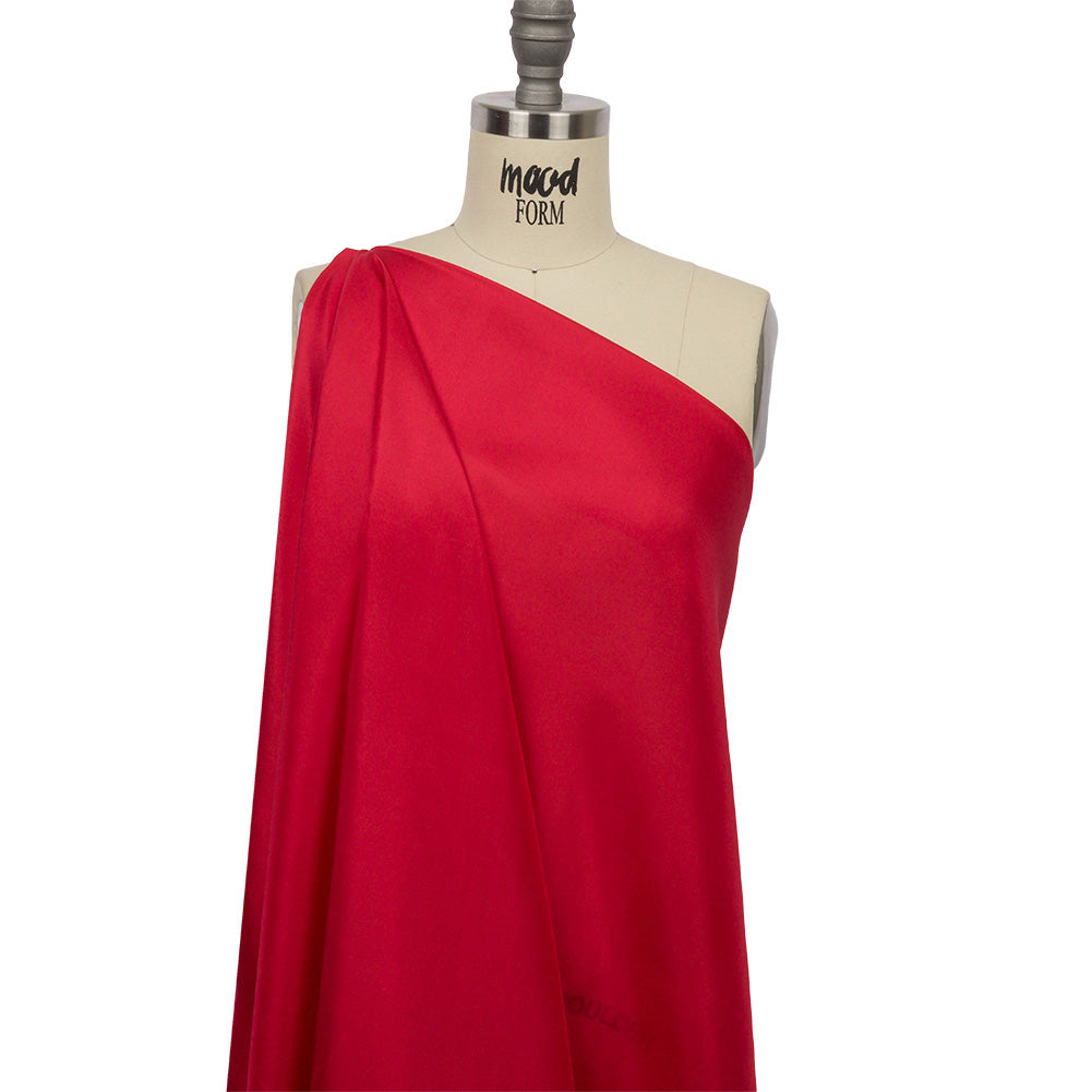 China Silk/Silk Habotai - Red - Premium Collection - Drape