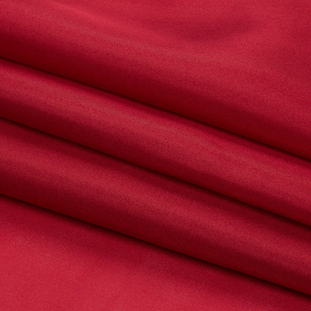 China Silk/Silk Habotai - Tango Red - Premium Collection - Folded