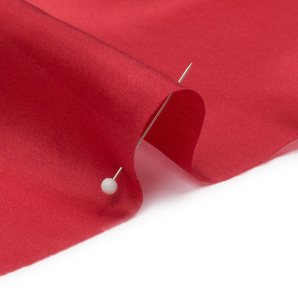 China Silk/Silk Habotai - Brick - Premium Collection - Detail