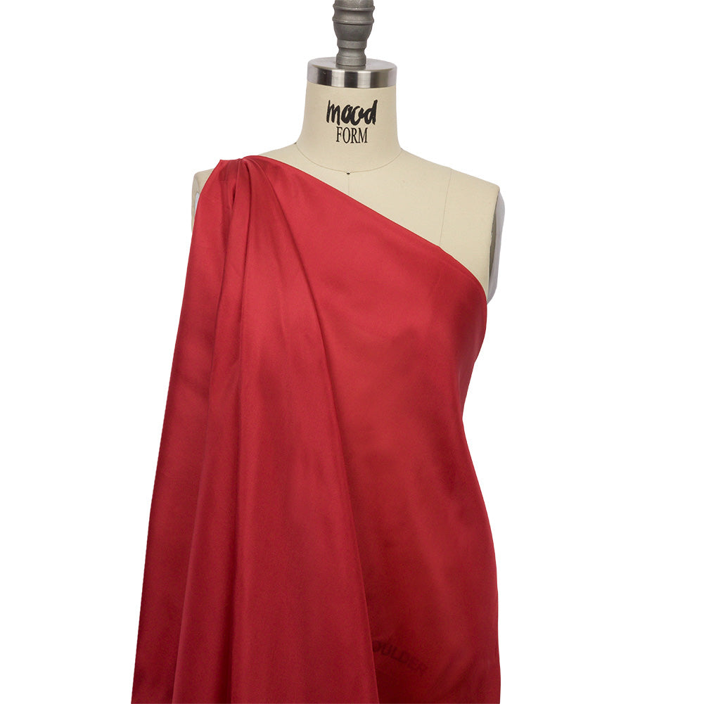 China Silk/Silk Habotai - Brick - Premium Collection - Drape