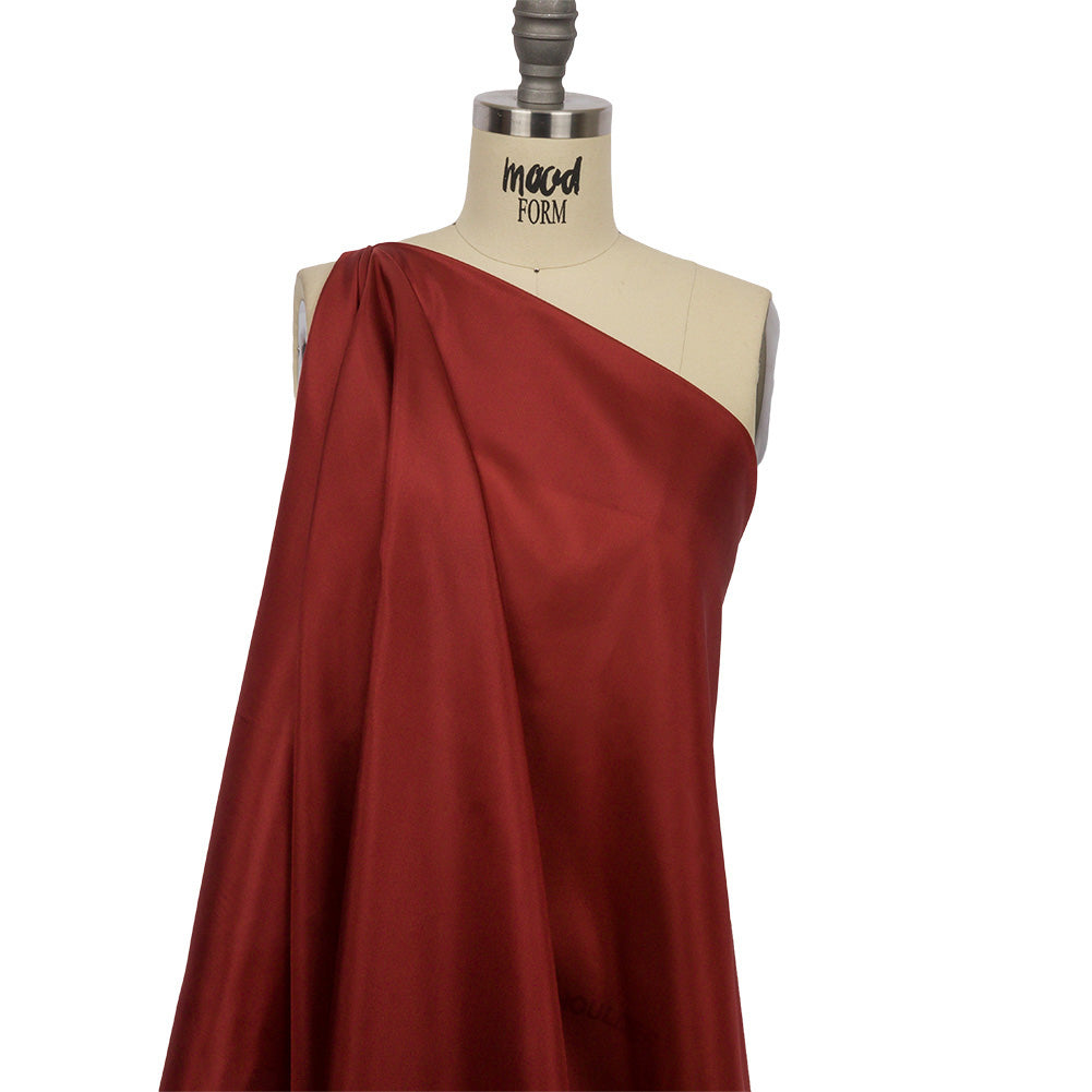 China Silk/Silk Habotai - Rust - Premium Collection - Drape
