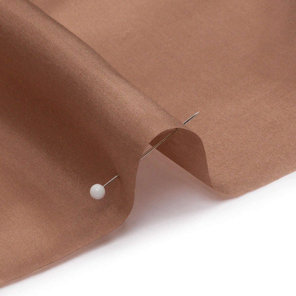 China Silk/Silk Habotai - Cappuccino - Premium Collection - Detail