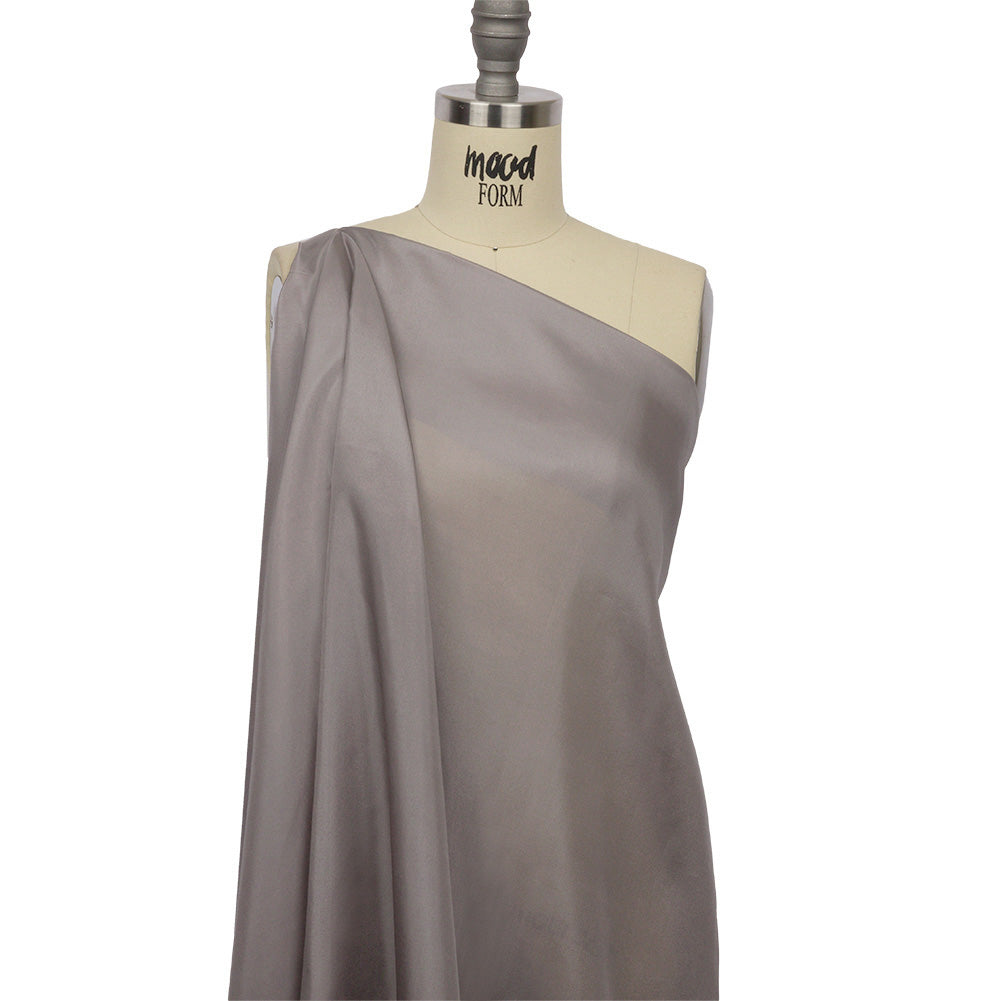 China Silk/Silk Habotai - Silver - Premium Collection - Drape