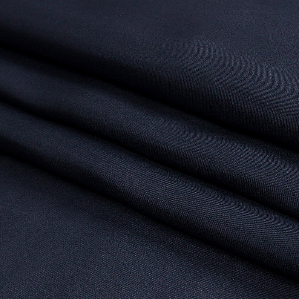 China Silk/Silk Habotai - Midnight - Premium Collection - Folded