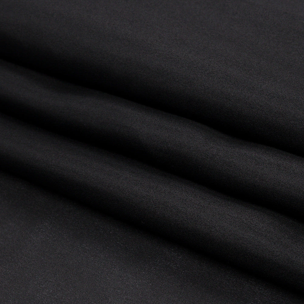 China Silk/Silk Habotai - Black - Premium Collection - Folded