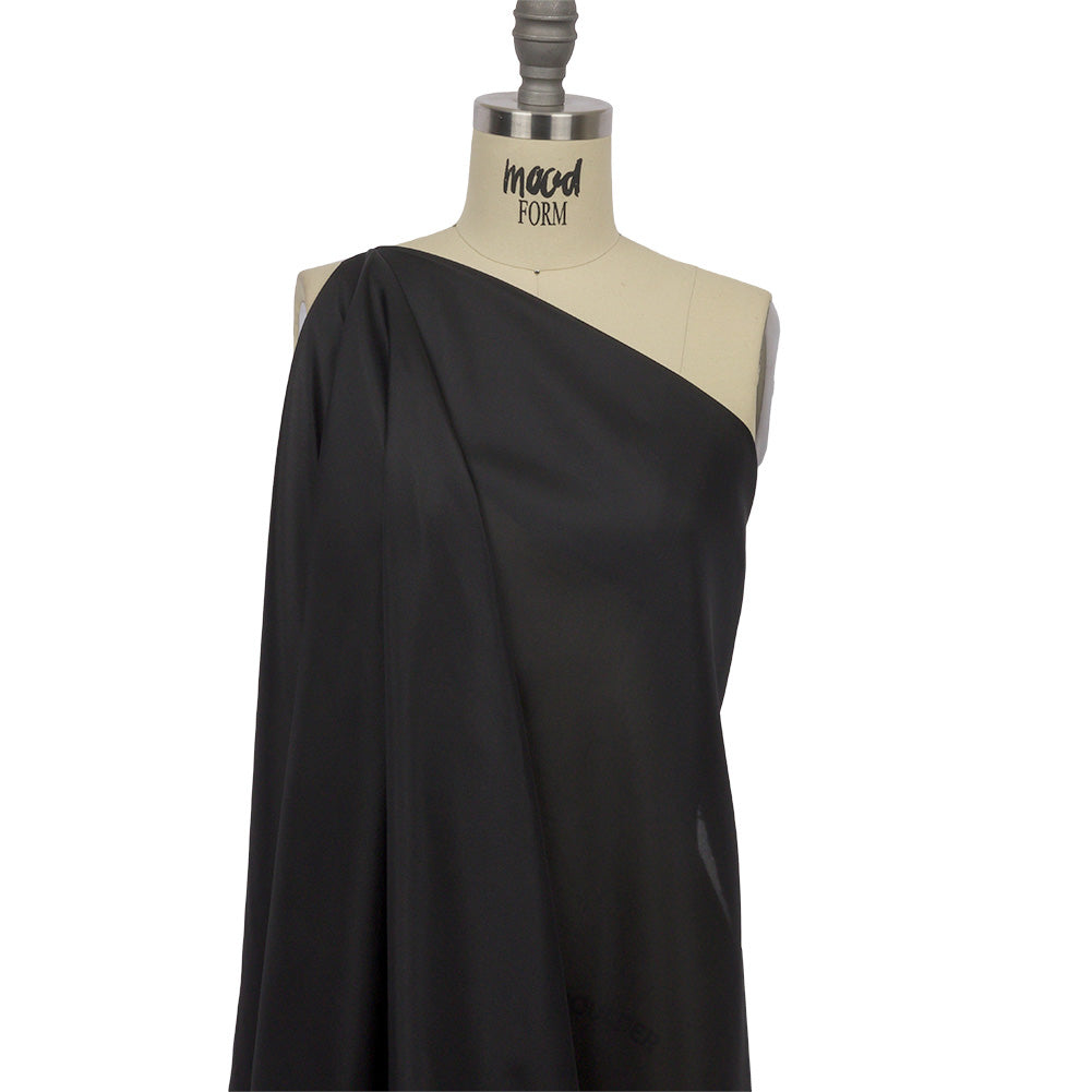 China Silk/Silk Habotai - Black - Premium Collection - Drape