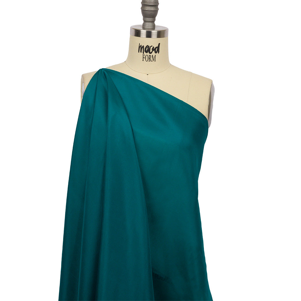 China Silk/Silk Habotai - Deep Teal - Premium Collection - Drape