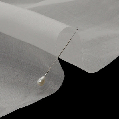 Silk Organza 44" - Whisper White - Premium Collection