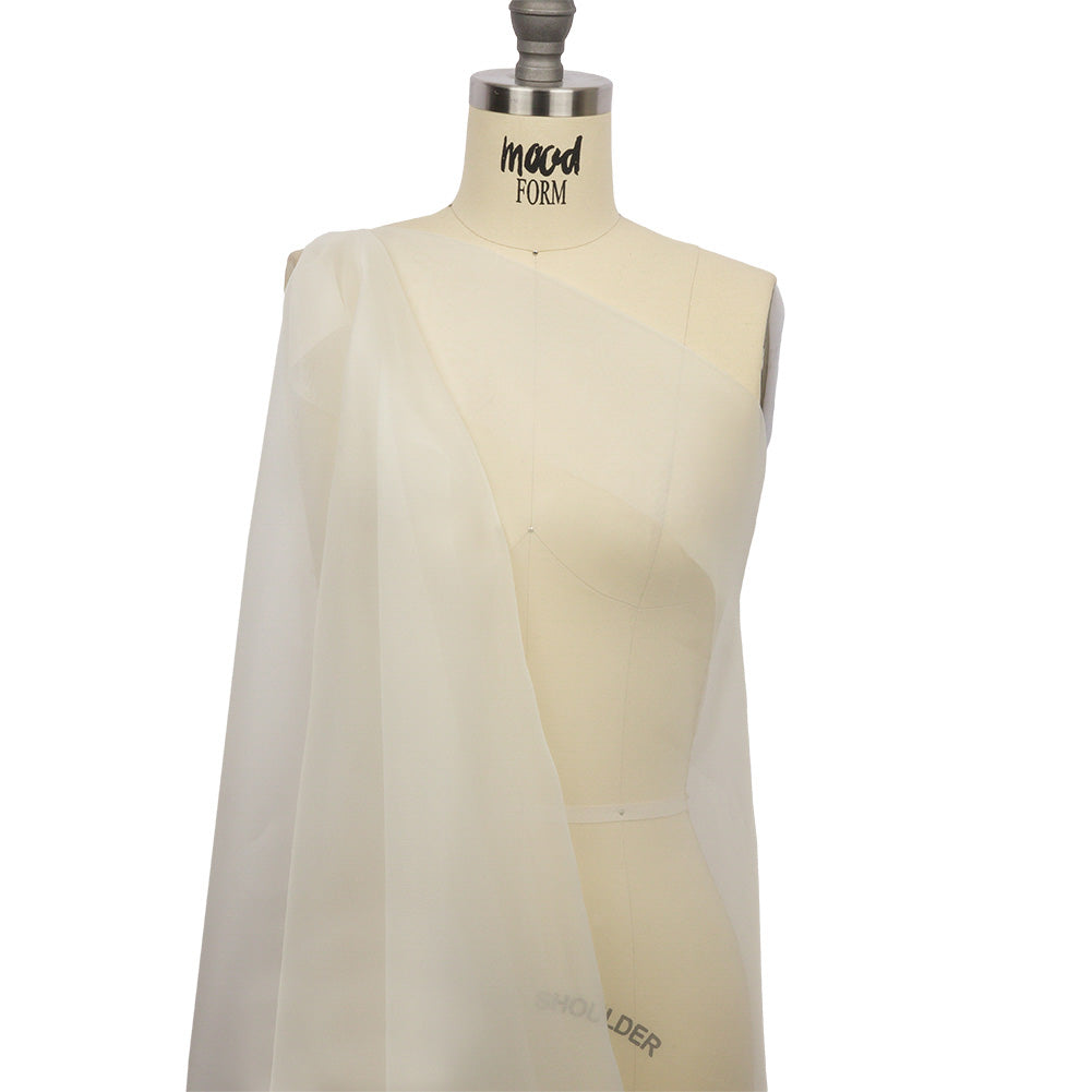 Silk Organza 44" - Antique White - Premium Collection - Drape