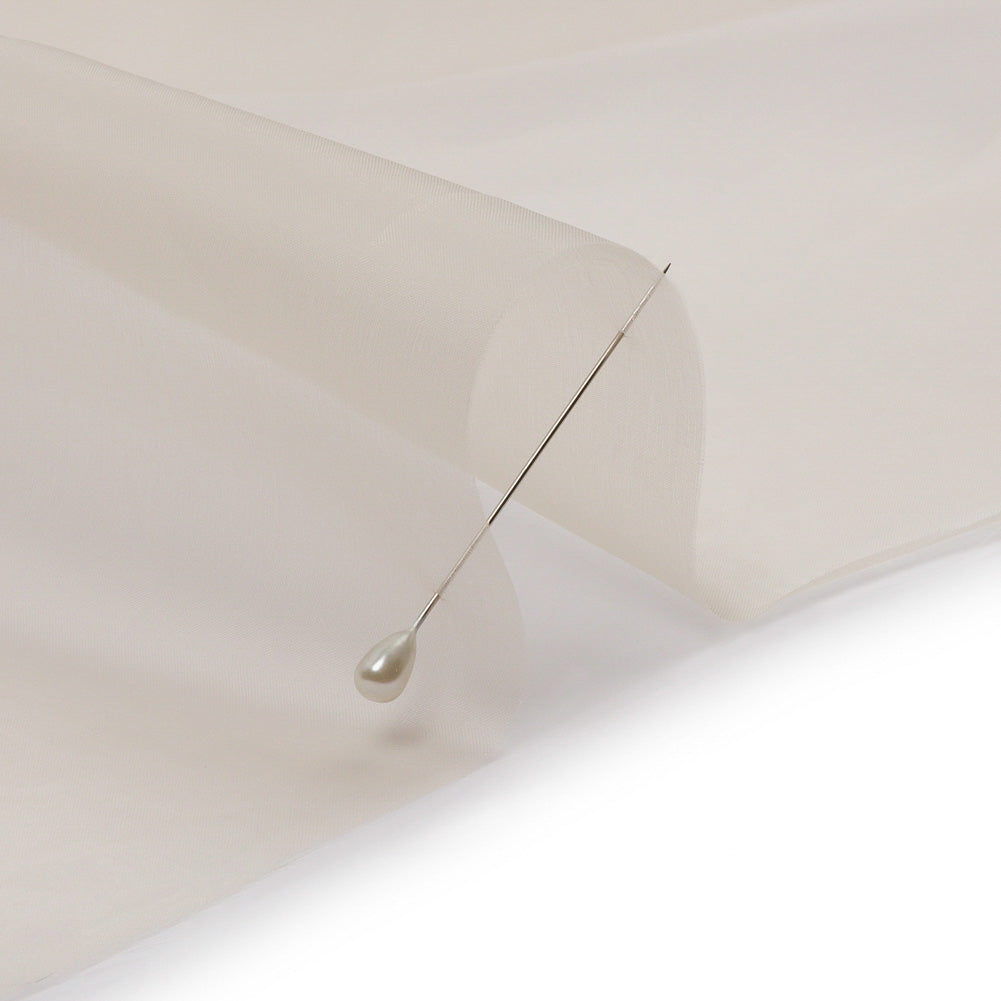 Silk Organza 44" - Tapioca - Premium Collection - Detail