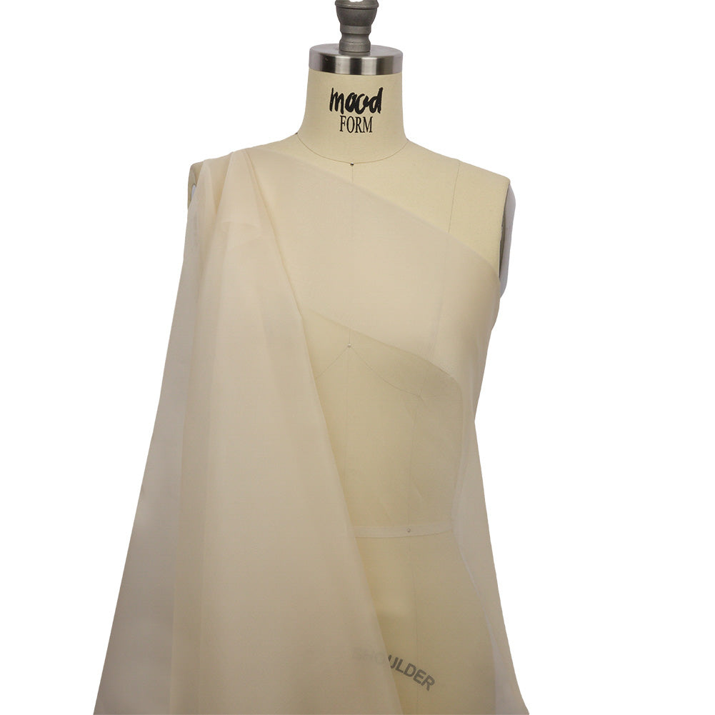 Silk Organza 44" - Tapioca - Premium Collection - Drape