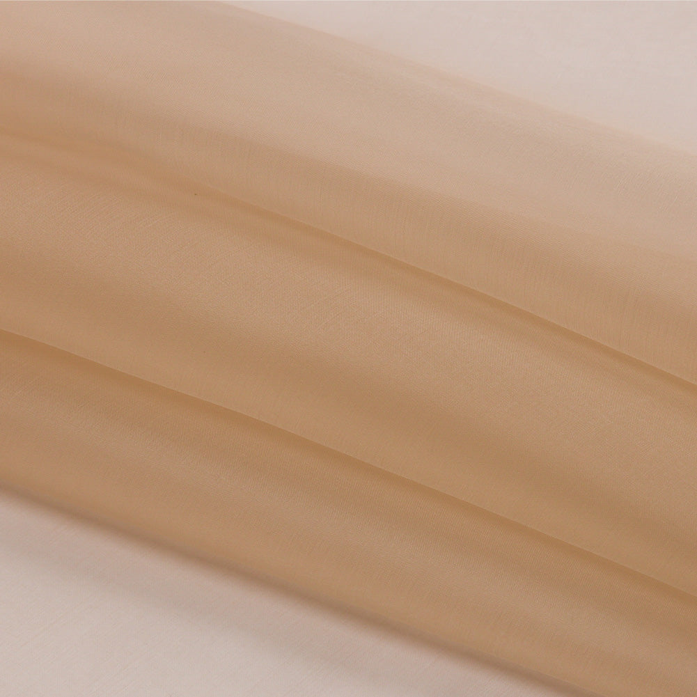 Silk Organza 44" - Winter Wheat - Premium Collection - Folded