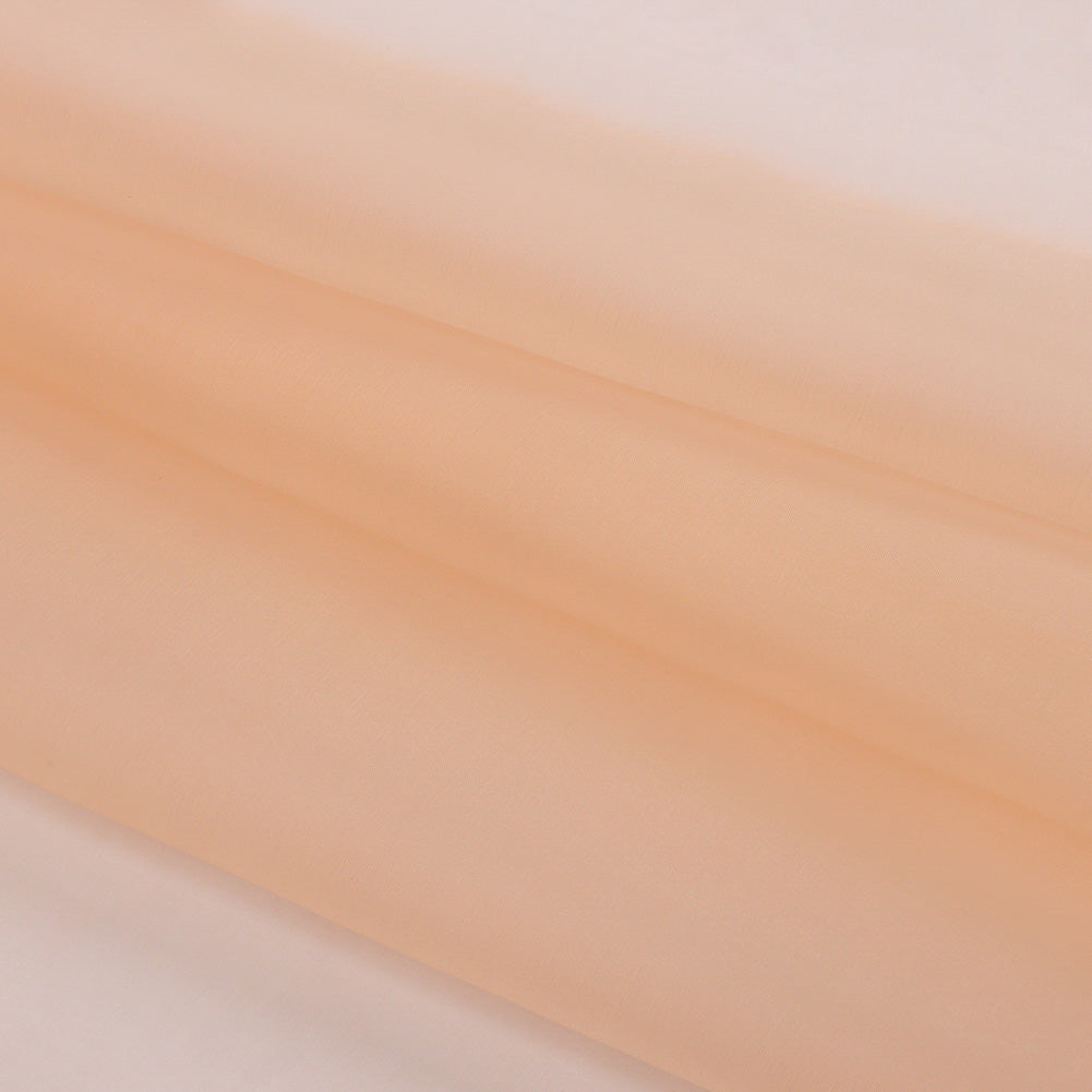 Silk Organza 44" - Pale Blush - Premium Collection - Folded