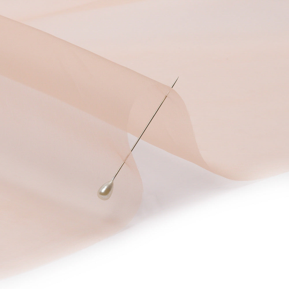 Silk Organza 44" - Pale Blush - Premium Collection - Detail