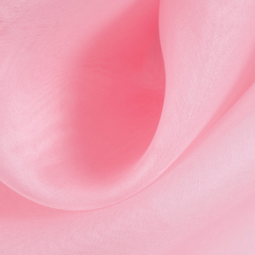 Silk Organza 44" - Candy Pink - Premium Collection - Detail