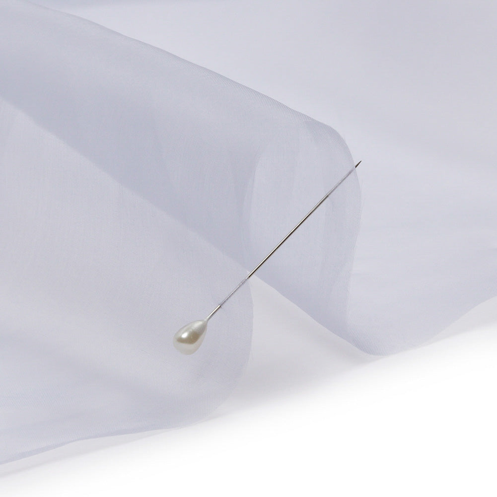 Silk Organza 44" - Icelandic Blue - Premium Collection - Detail