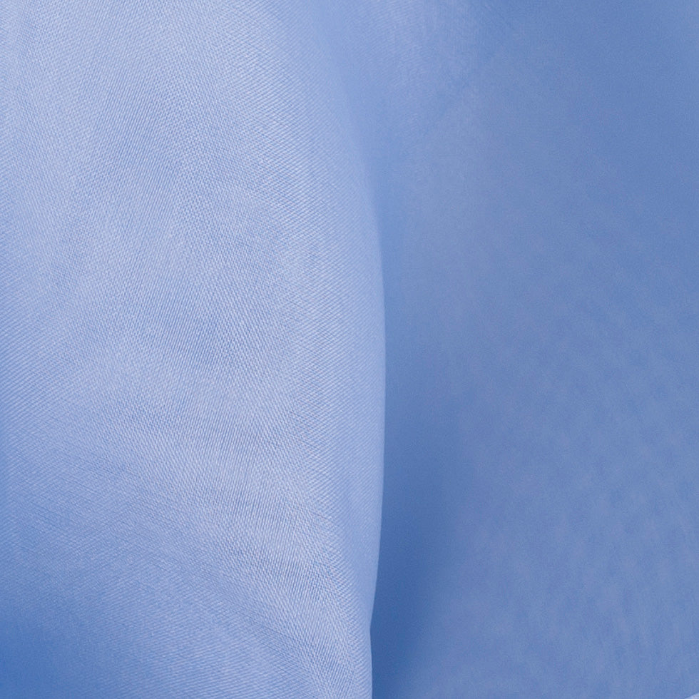 Silk Organza 44" - Baby Blue - Premium Collection - Detail
