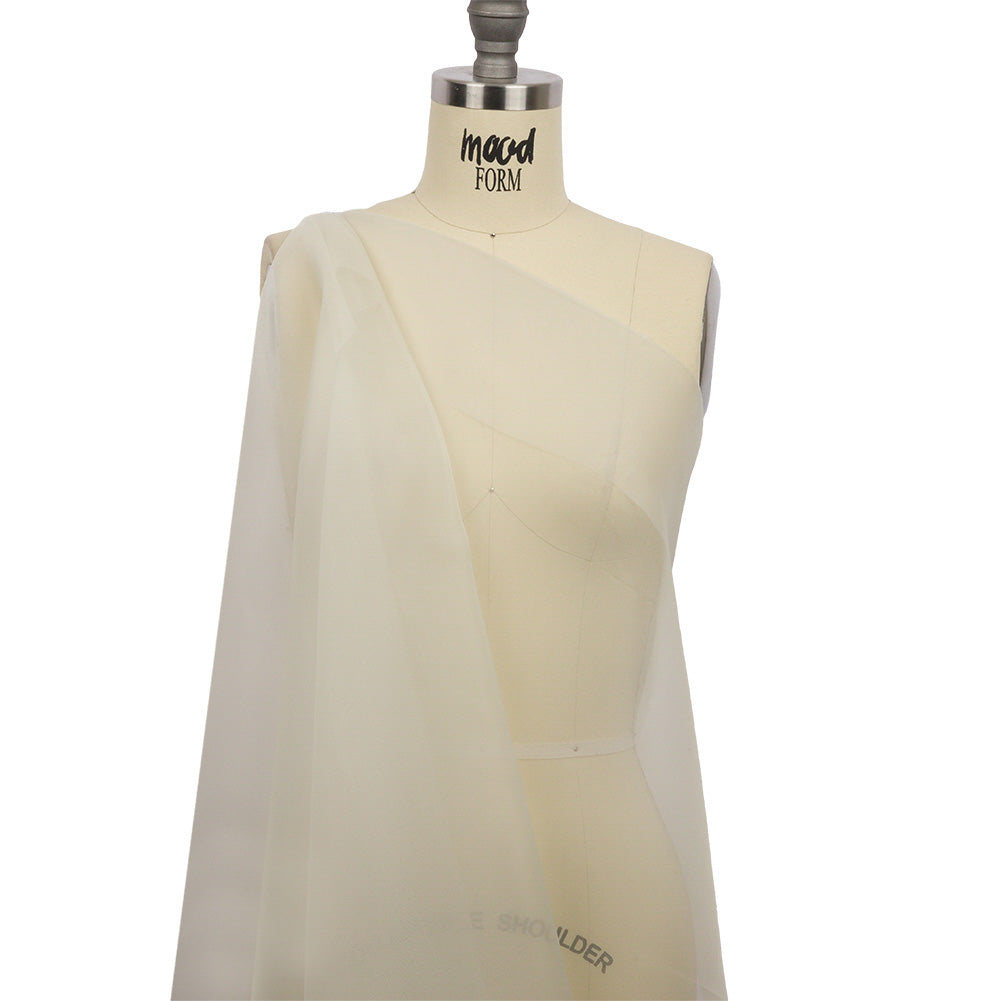 Silk Organza 44" - Ivory - Premium Collection Drape