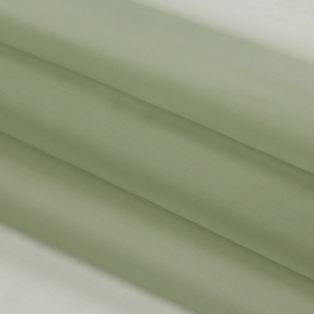 Silk Organza 44" - Oil Green - Premium Collection - Folded