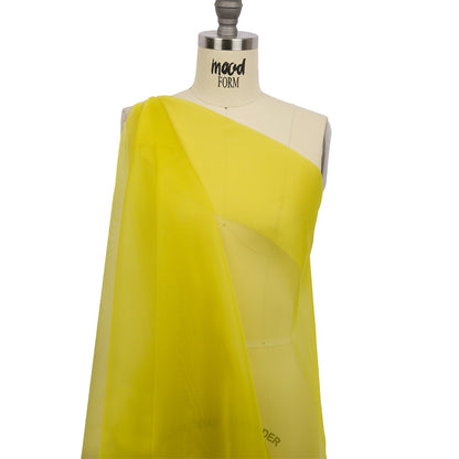 Silk Organza 44" - Warm Olive - Premium Collection