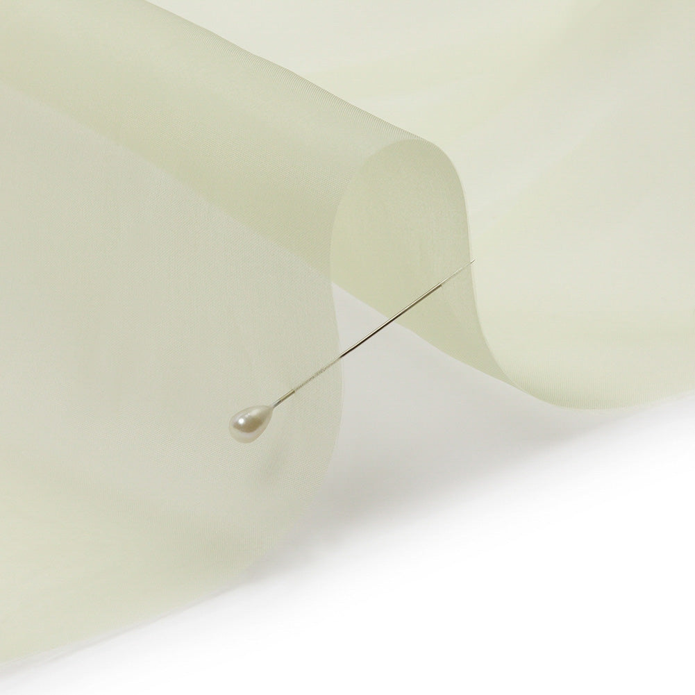 Silk Organza 44" - Young Wheat - Premium Collection - Detail